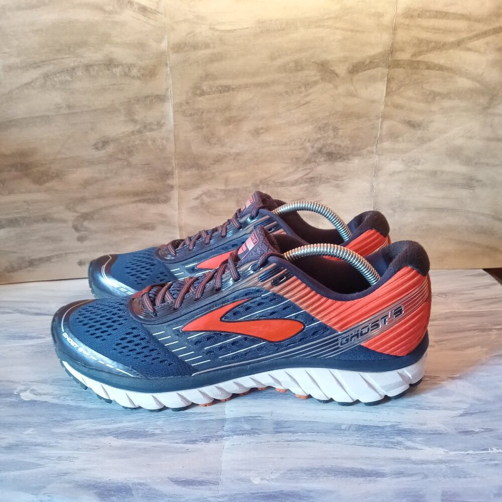 Brooks Ghost 9 Nany Blue / Orange Men size 11